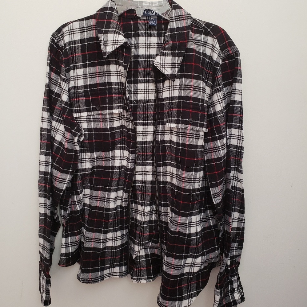 Chaps Plaid Jacket